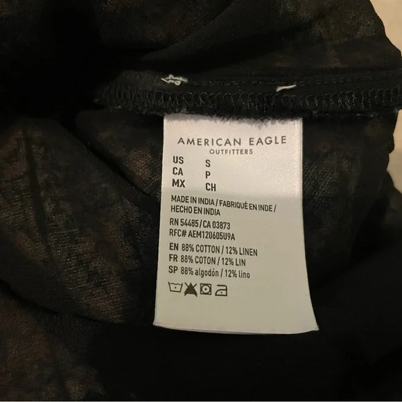 American Eagle floral mini skirt-small like new - Picture 6 of 8